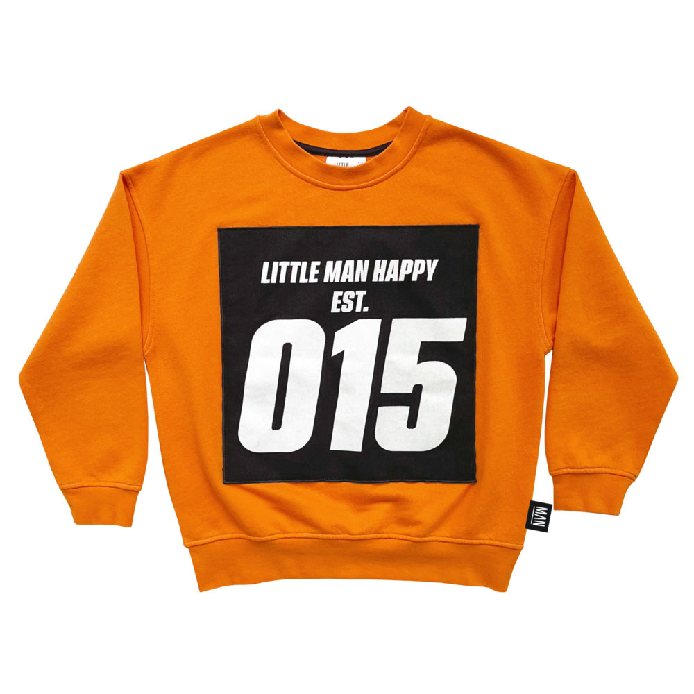 orange kids sweatshirt front