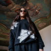 black unisex sweater mood black unisex sweatpants mood