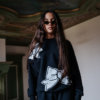 black unisex sweater mood