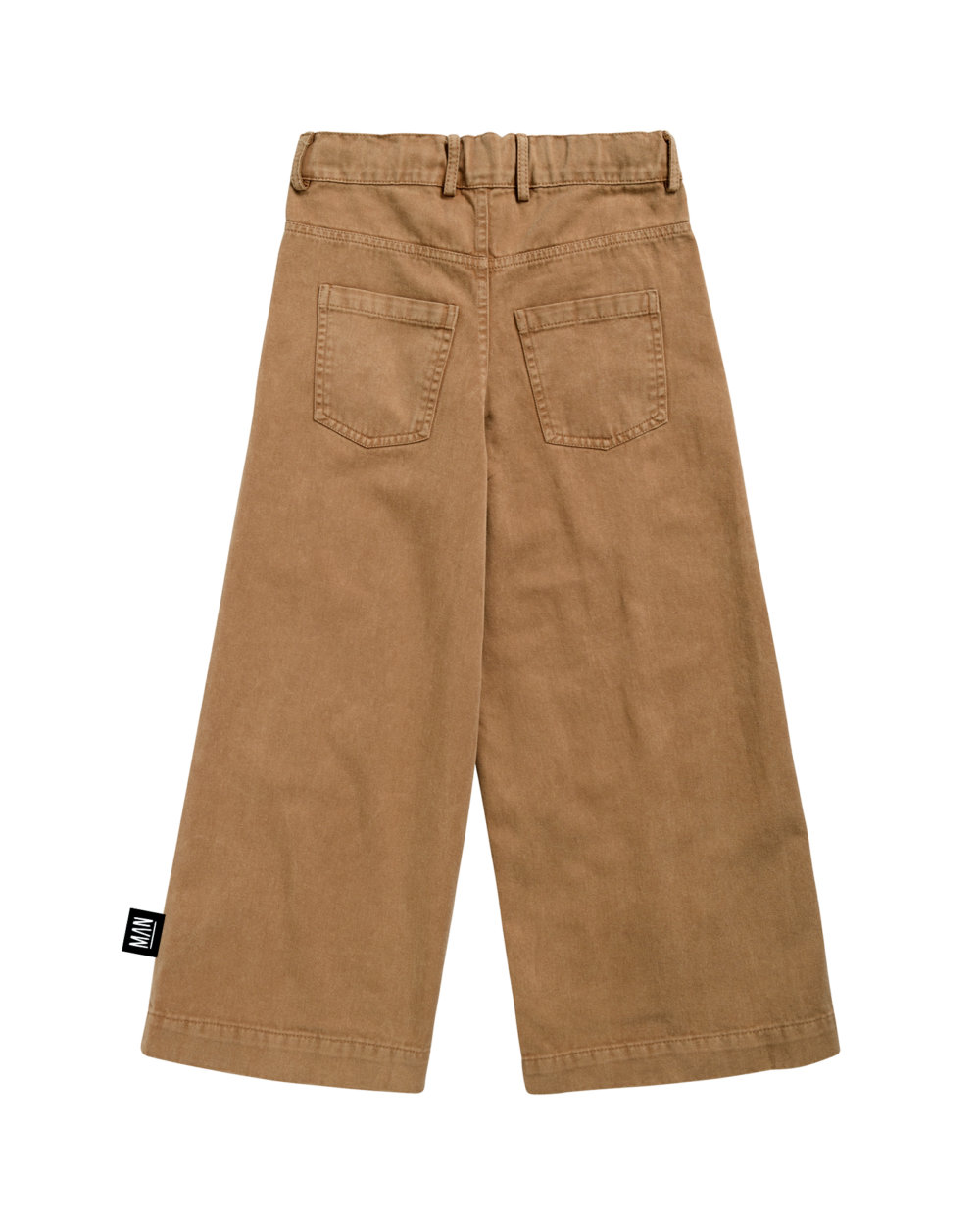 brown washed pants back