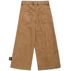 brown washed pants back