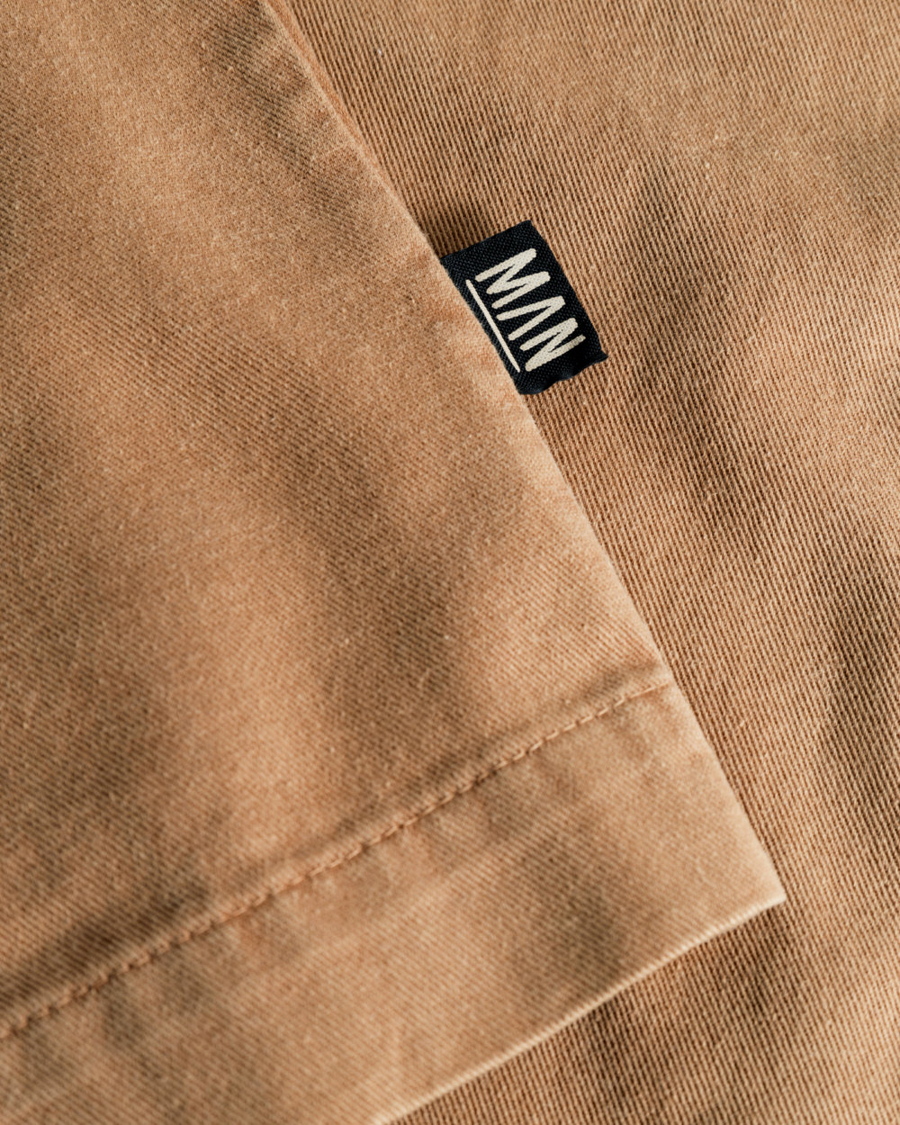 BROWN HEAVY WASHED Wide Leg Pants