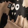 brown unisex jacket detail label