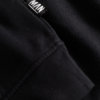 black unisex sweatshirt detail label