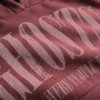 red unisex hoodie detail print