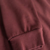 red unisex hoodie detail sleeve