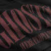organic unisex hoodie detail print