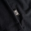 black skate shirt detail label