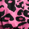 pink leo leggings detail leg