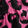 pink leo leggings detail waist