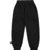 black unisex pants back
