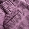purple courderoy pants detail back pocket