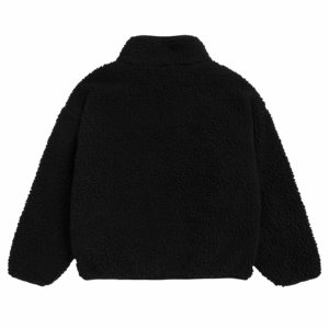 black teddy jacket back