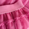 pink tulle skirt detail waist