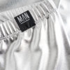 silver girls leggings detail label