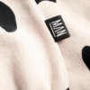 white unisex sweatpants detail label