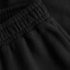 black unisex jogger detail waist