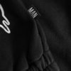 black unisex jogger detail bottom