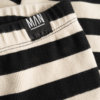 striped girls leggings detail label