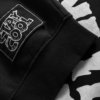black organic sweatshirt detail patch