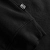 black organic sweatshirt detail sleeve