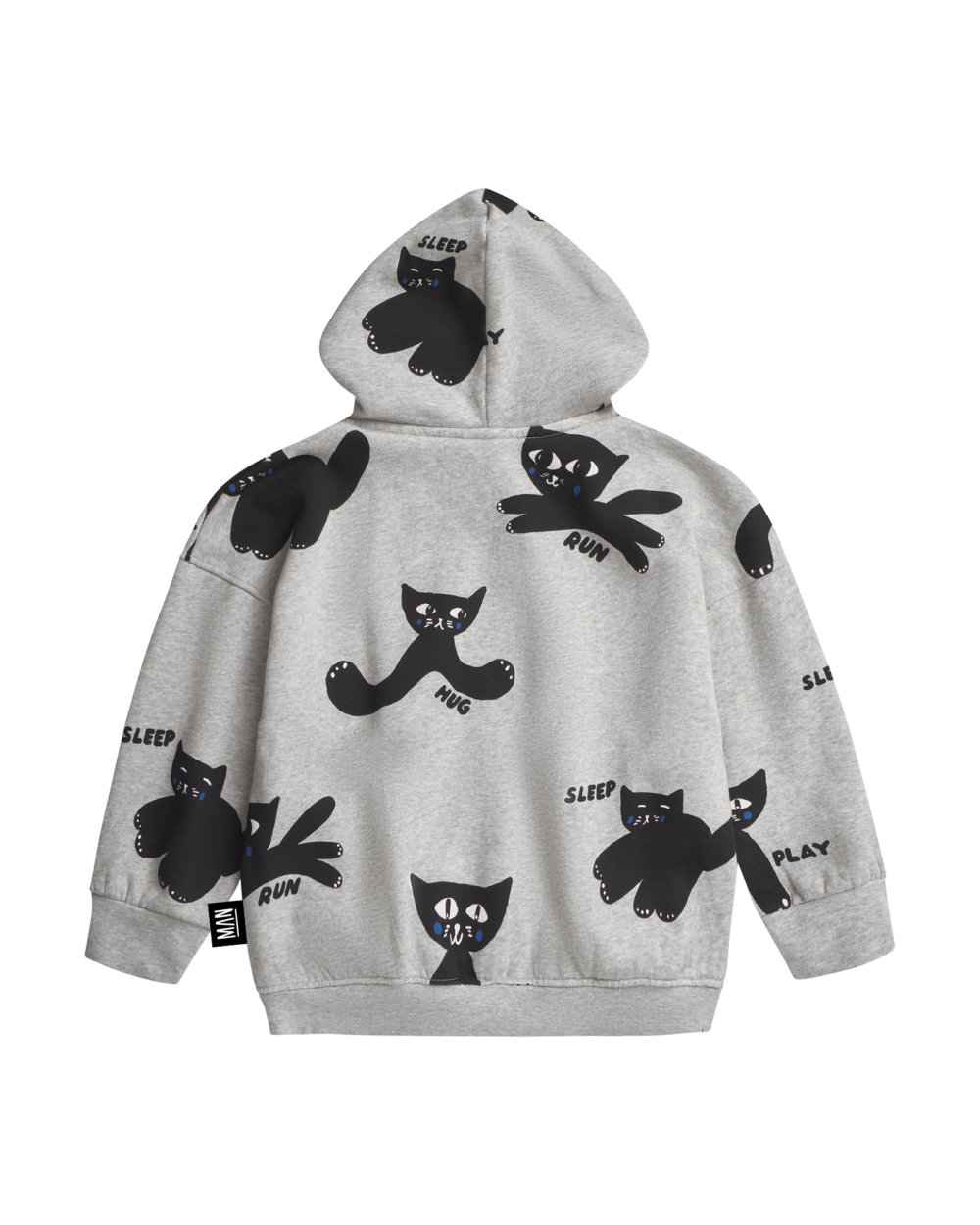 fun kids hoodie jacket back