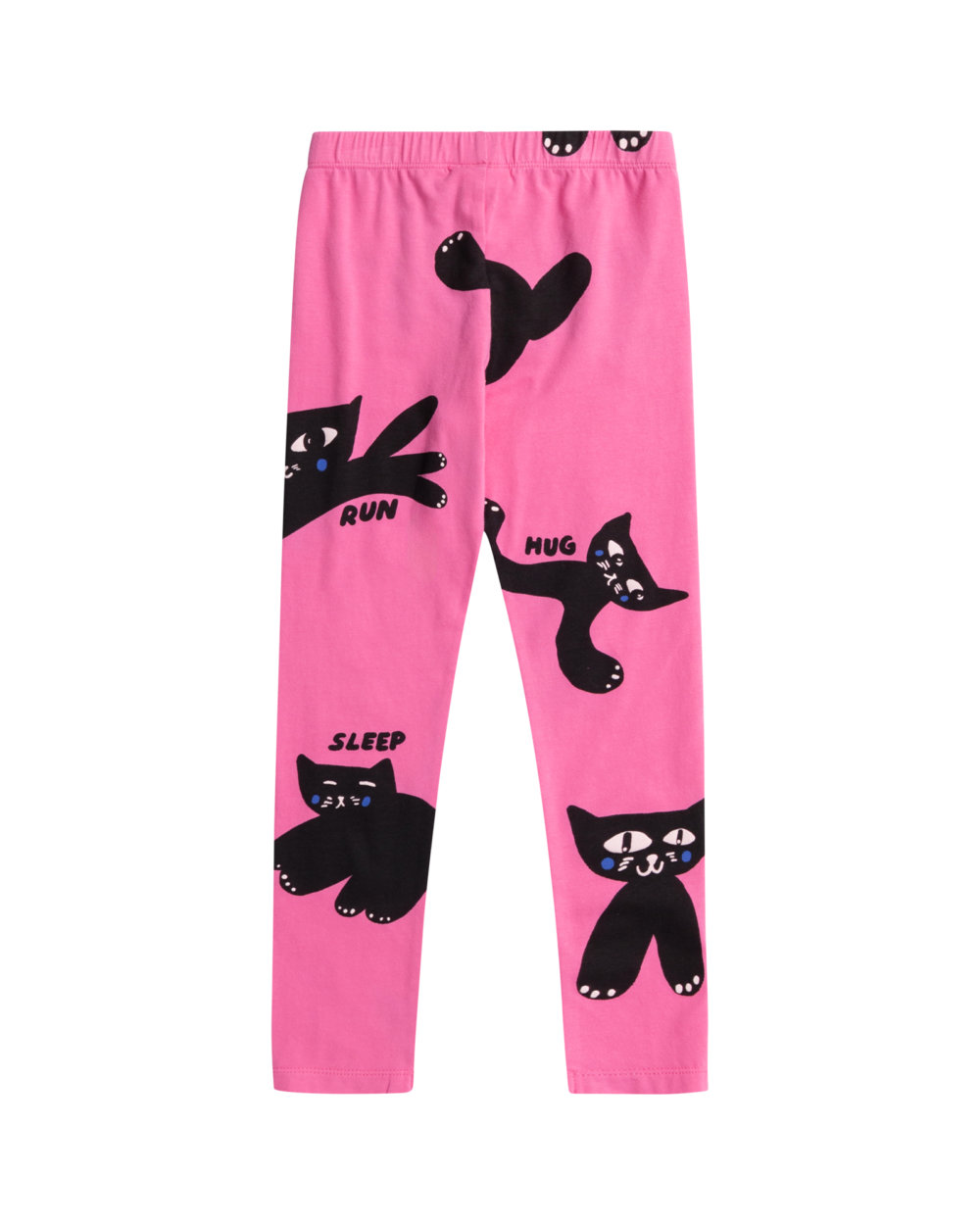 cat allover leggings back