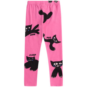cat allover leggings back