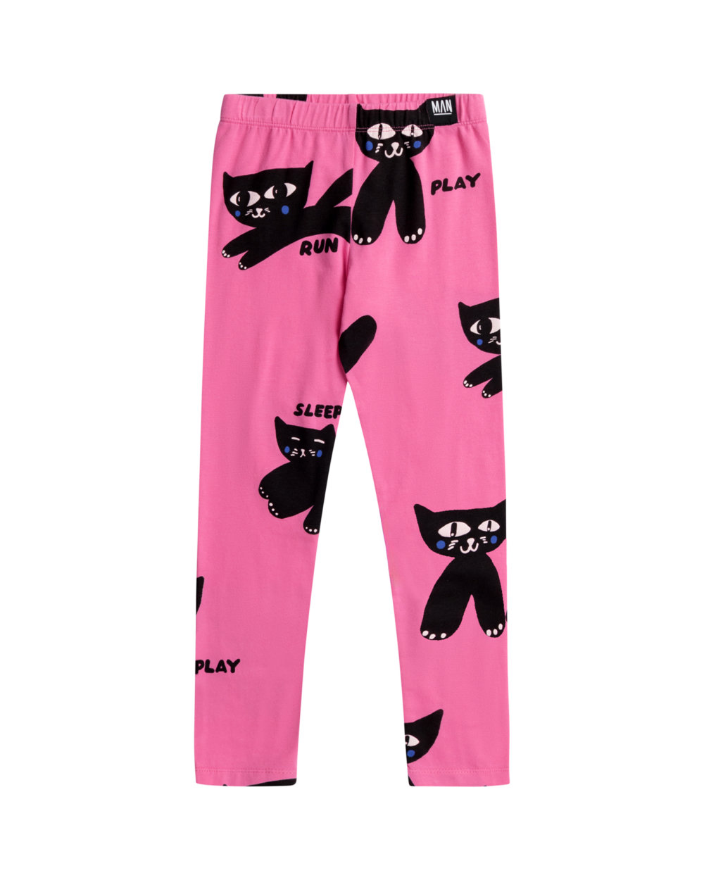 cat allover leggings front