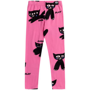 cat allover leggings front