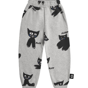 grey unisex sweatpants front