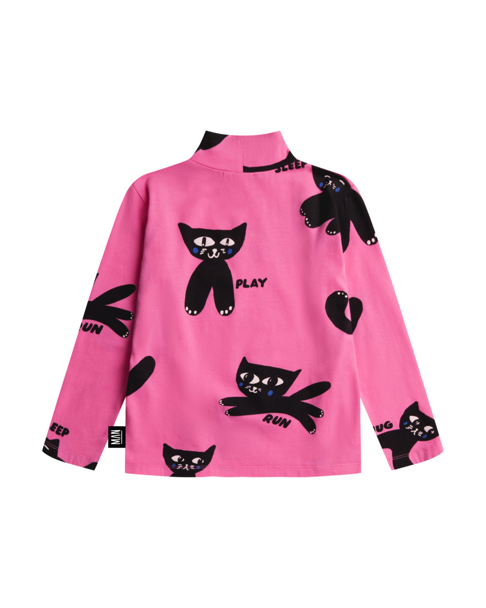 playful kids turtleneck back