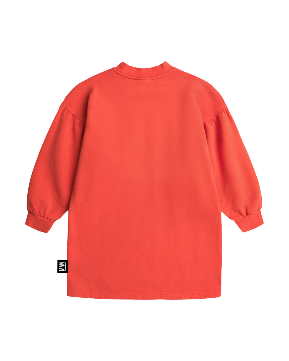red sweater dress back