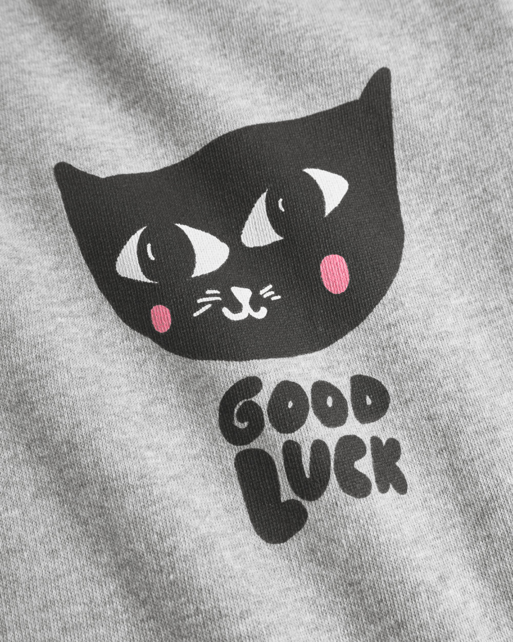 GOOD LUCK Straight Leg Jogging Pants