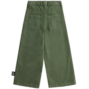 green kids pants back