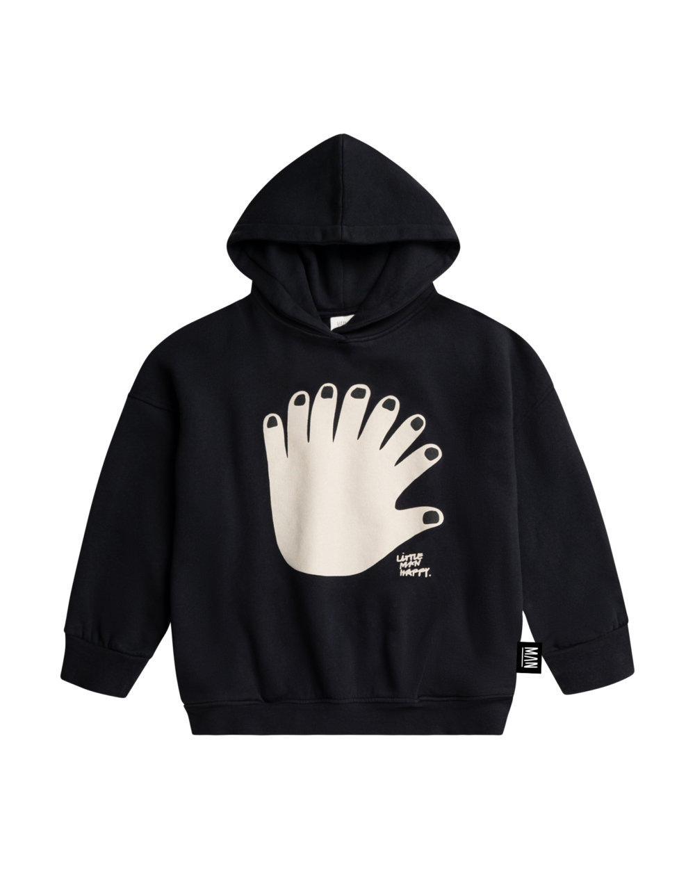 black kids hoodie front