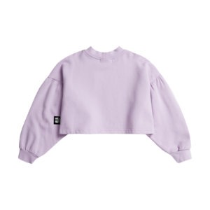 lavender kids sweater back