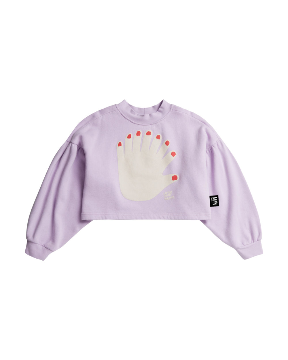 lavender kids sweater front