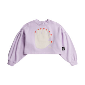 lavender kids sweater front