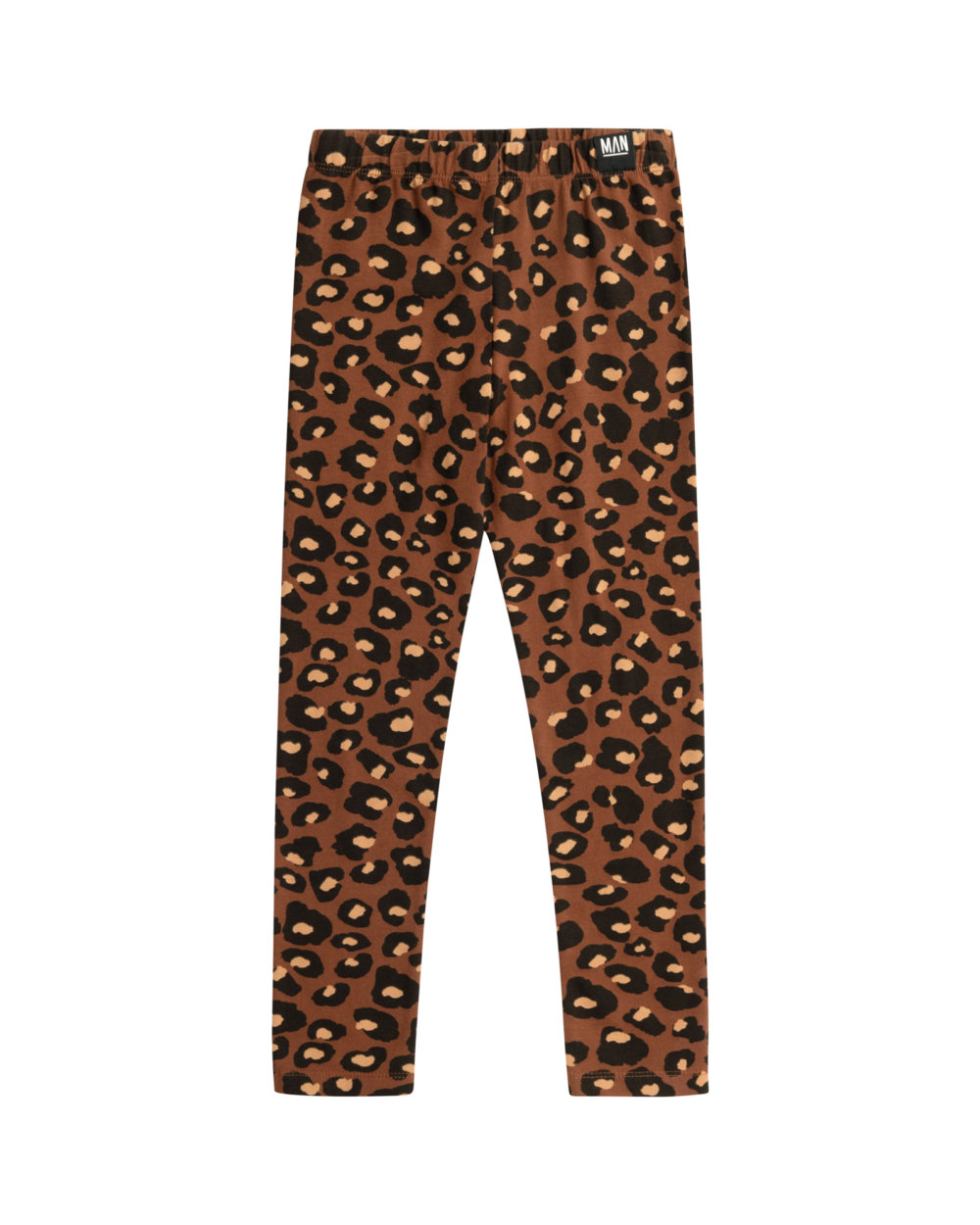 brown kids leggings front