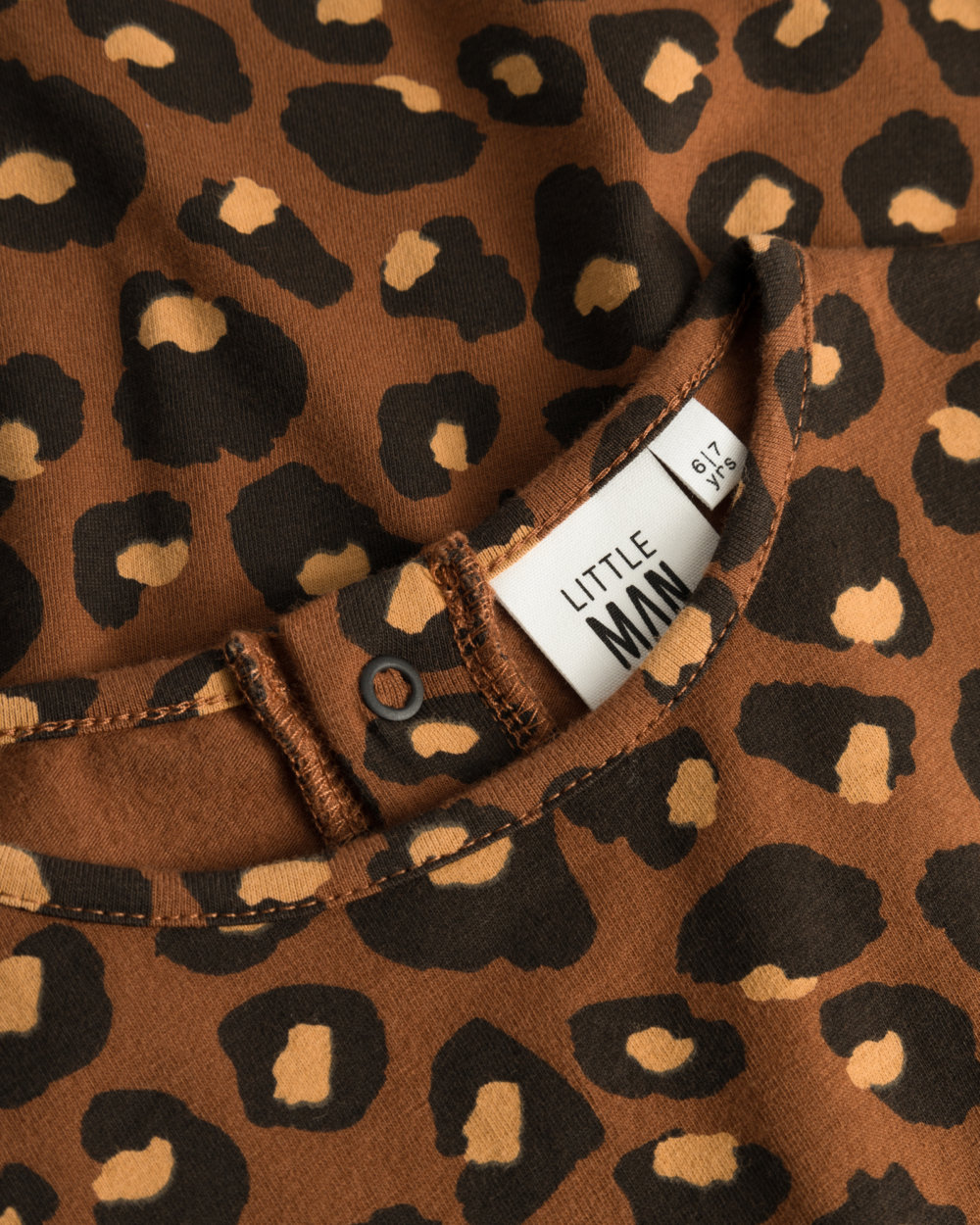 LEOPARD Puffed Sleeve Dress