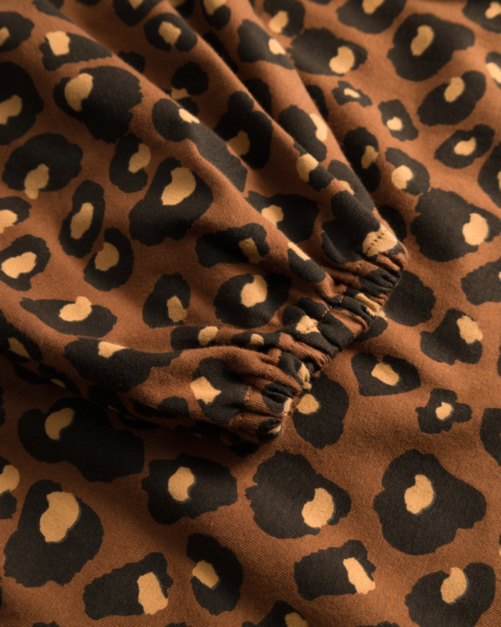 LEOPARD Puffed Sleeve Dress