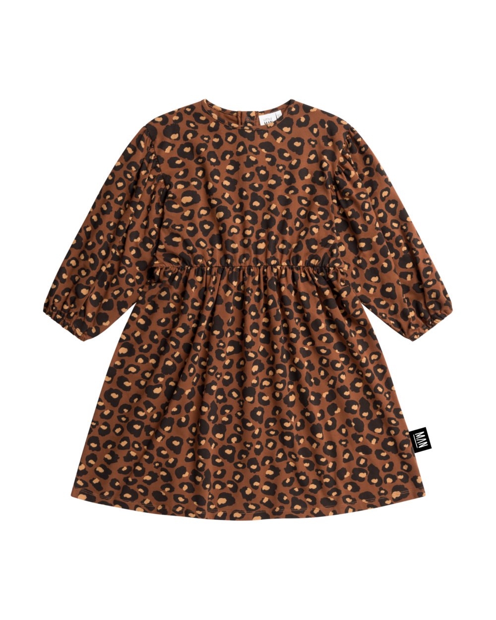 leopard kids dress front