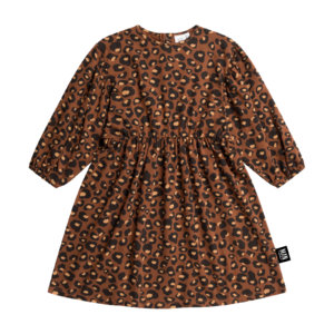 leopard kids dress front