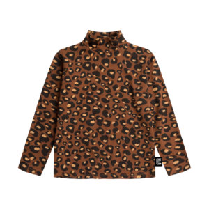 leopard turtleneck for kids