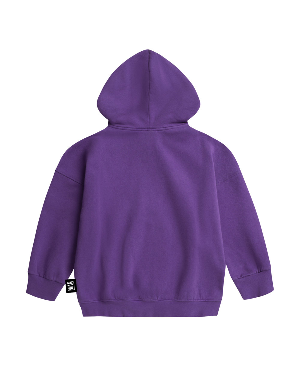 purple kids hoodie back