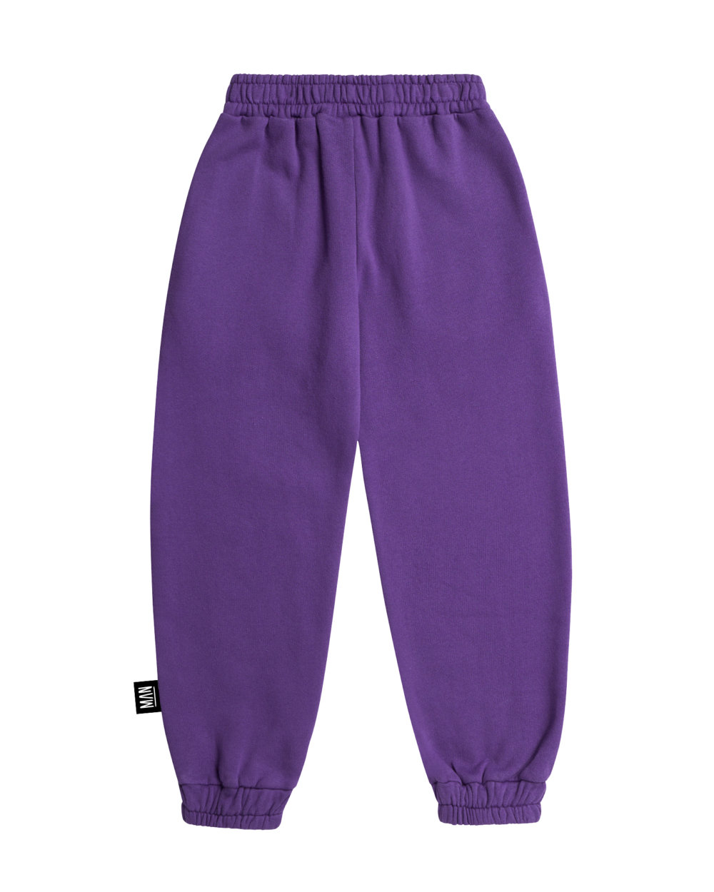 purple unisex pants back