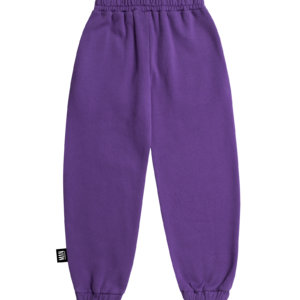 purple unisex pants back