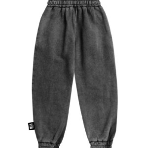 washed black kids jogger back