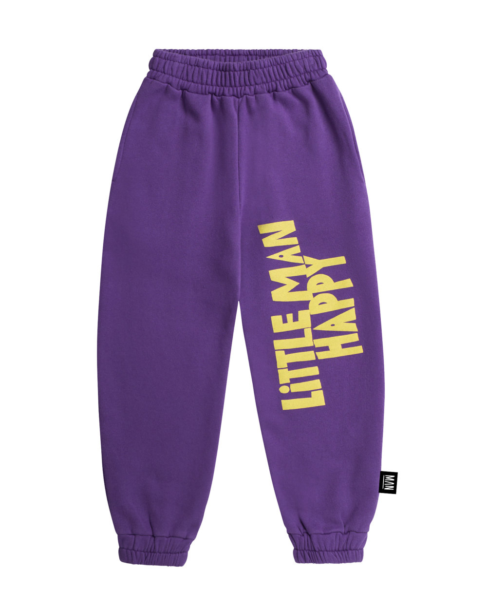 purple unisex pants front